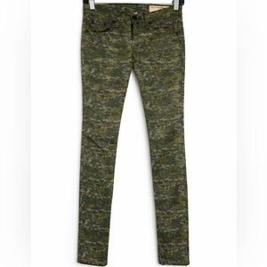 Rag & Bone Green Camouflage Jeans